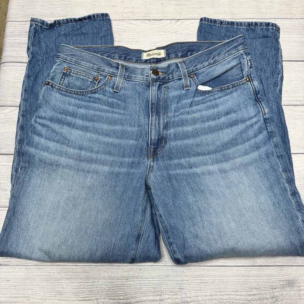 Madewell‎ The Slouchy Boy Jean Blue Denim Size 30